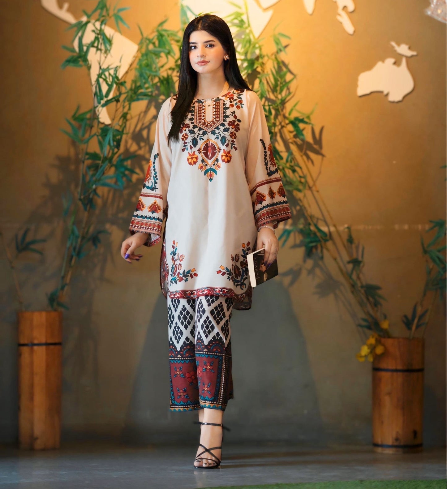 Meerub digital printed