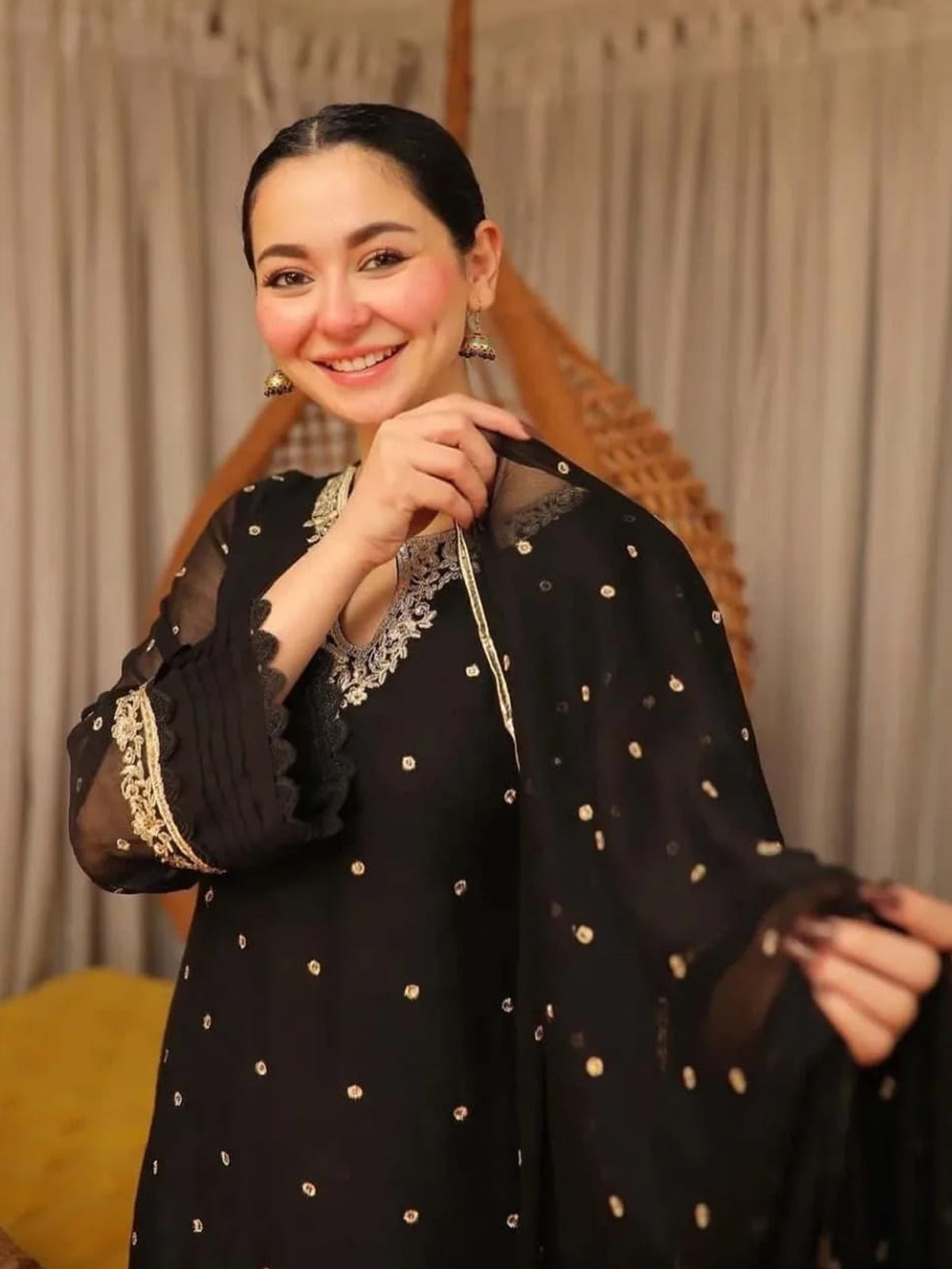 Festive wear Hania Amir Inspired Three piece.