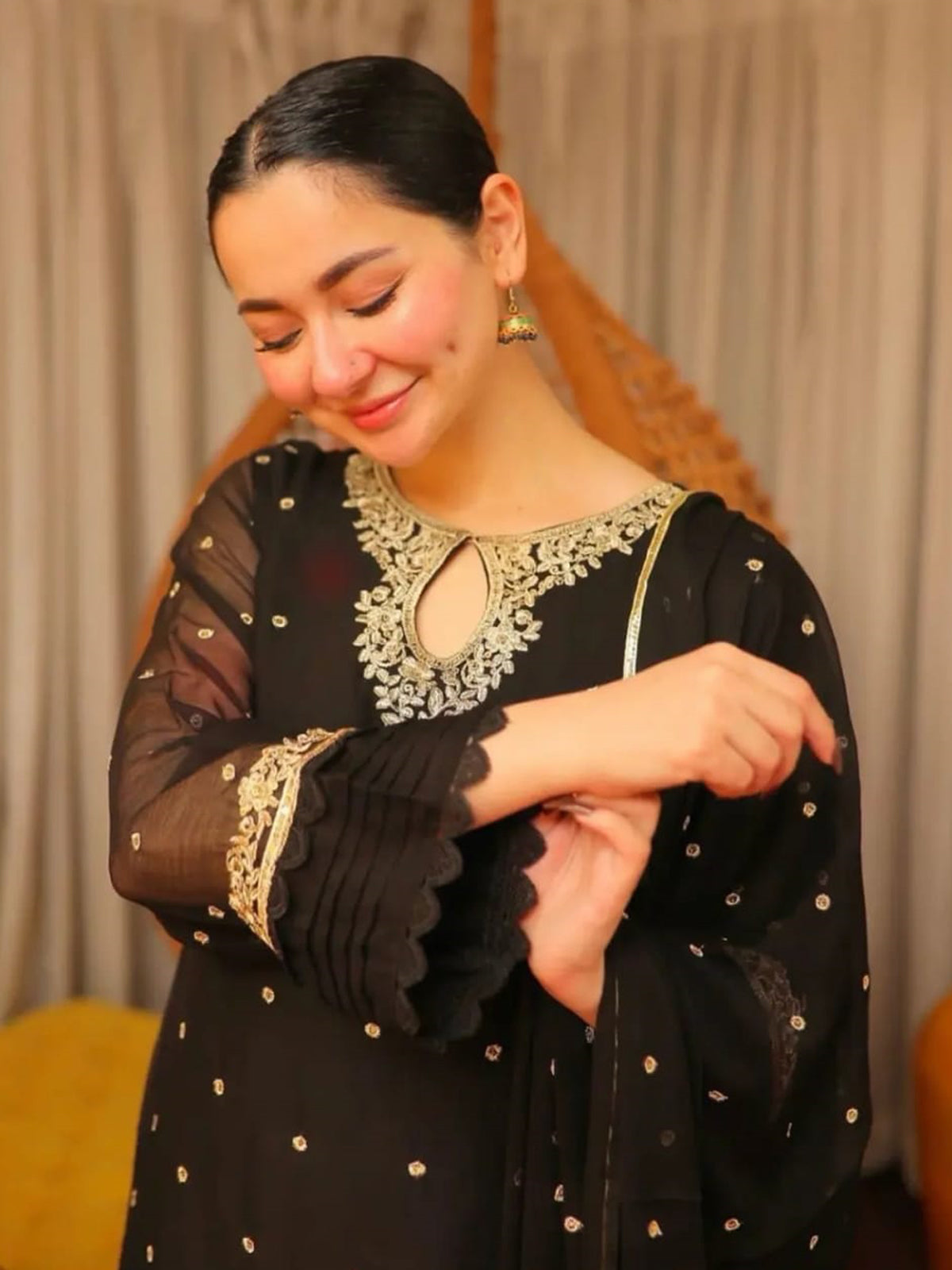 Festive wear Hania Amir Inspired Three piece.