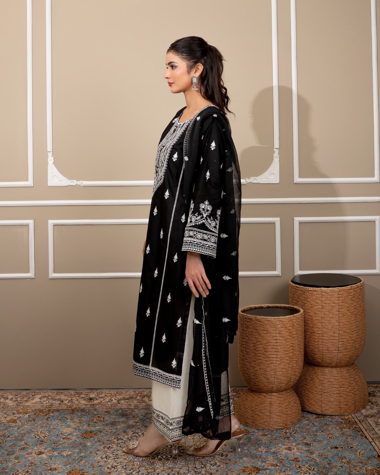 Shahjahan Embroidered 3 piece