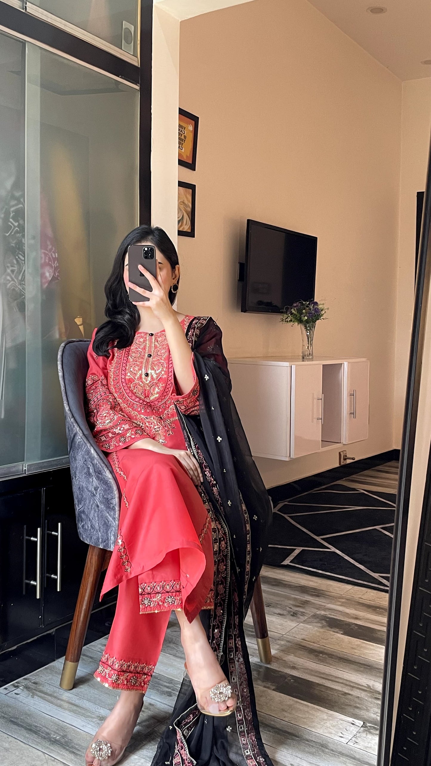 Noor full embroidered