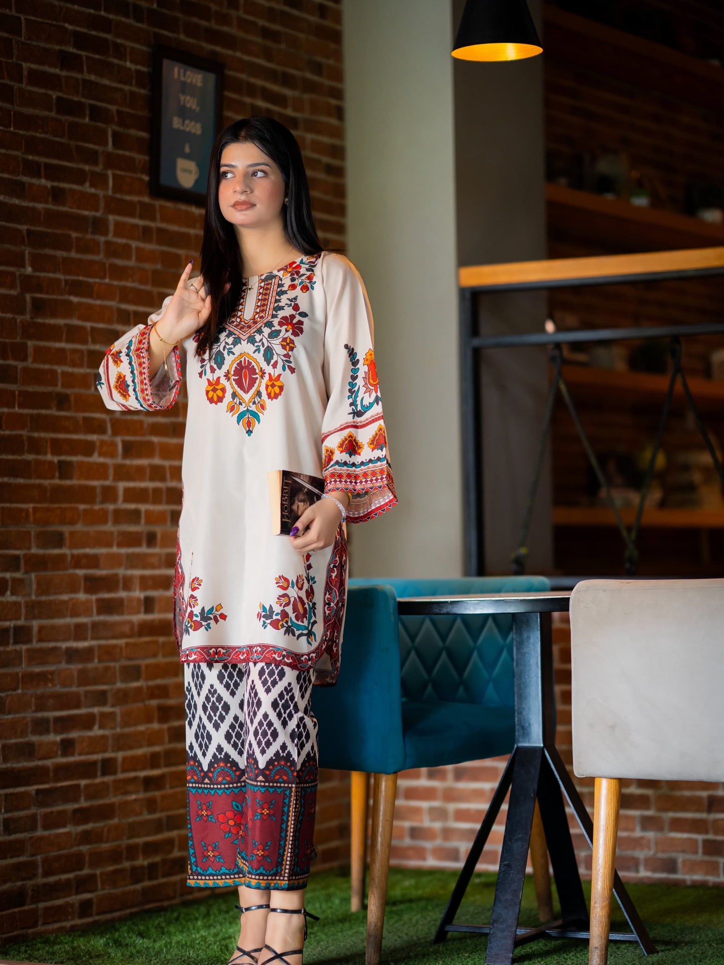 Meerub digital printed