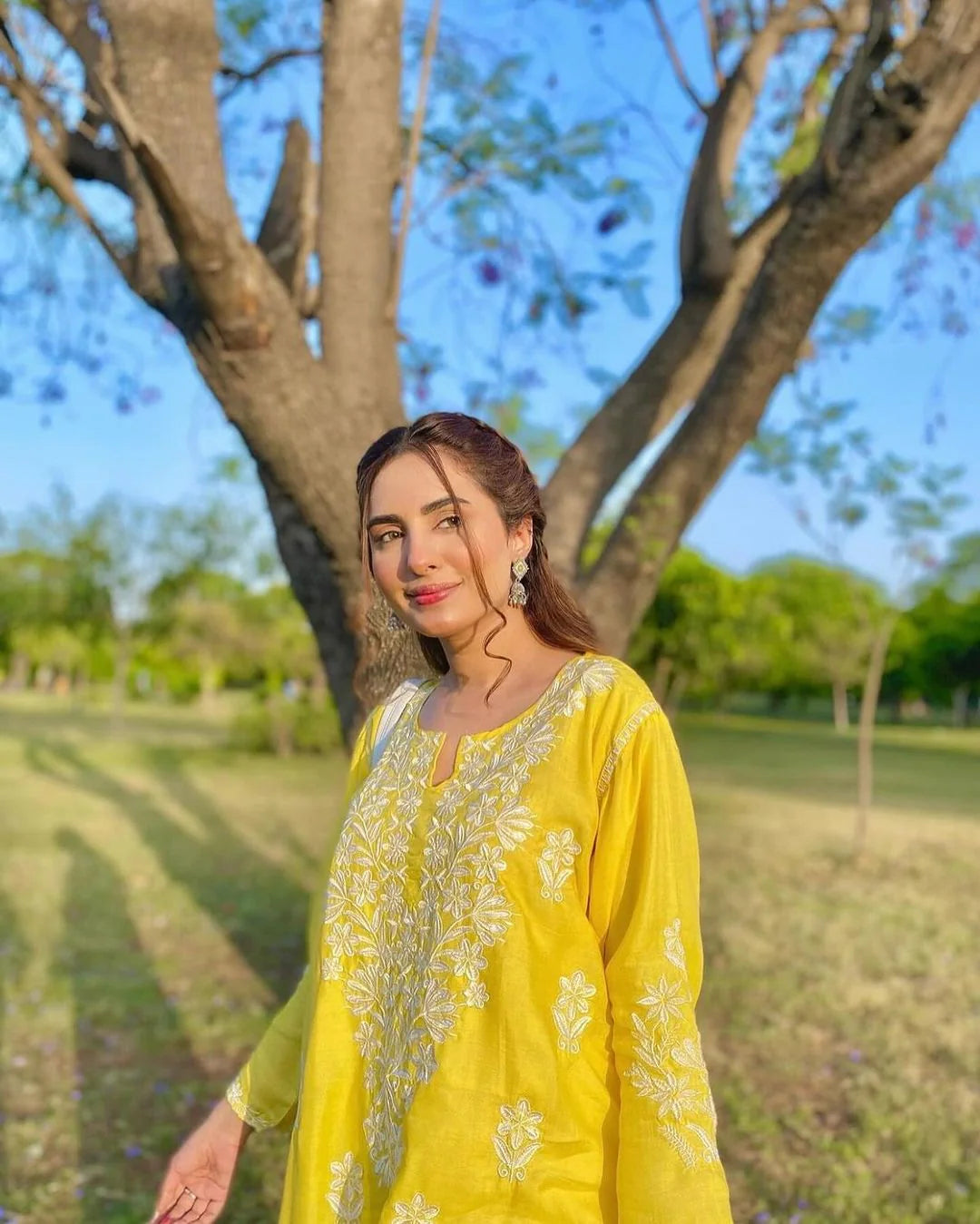 Yellow Indian Kurti