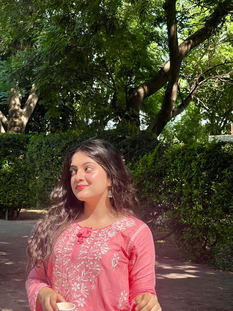 Pink Indian Short Kurti