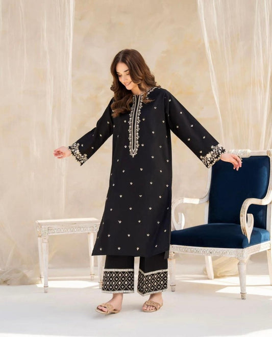 Tehzeeb Embroidery stitched dress