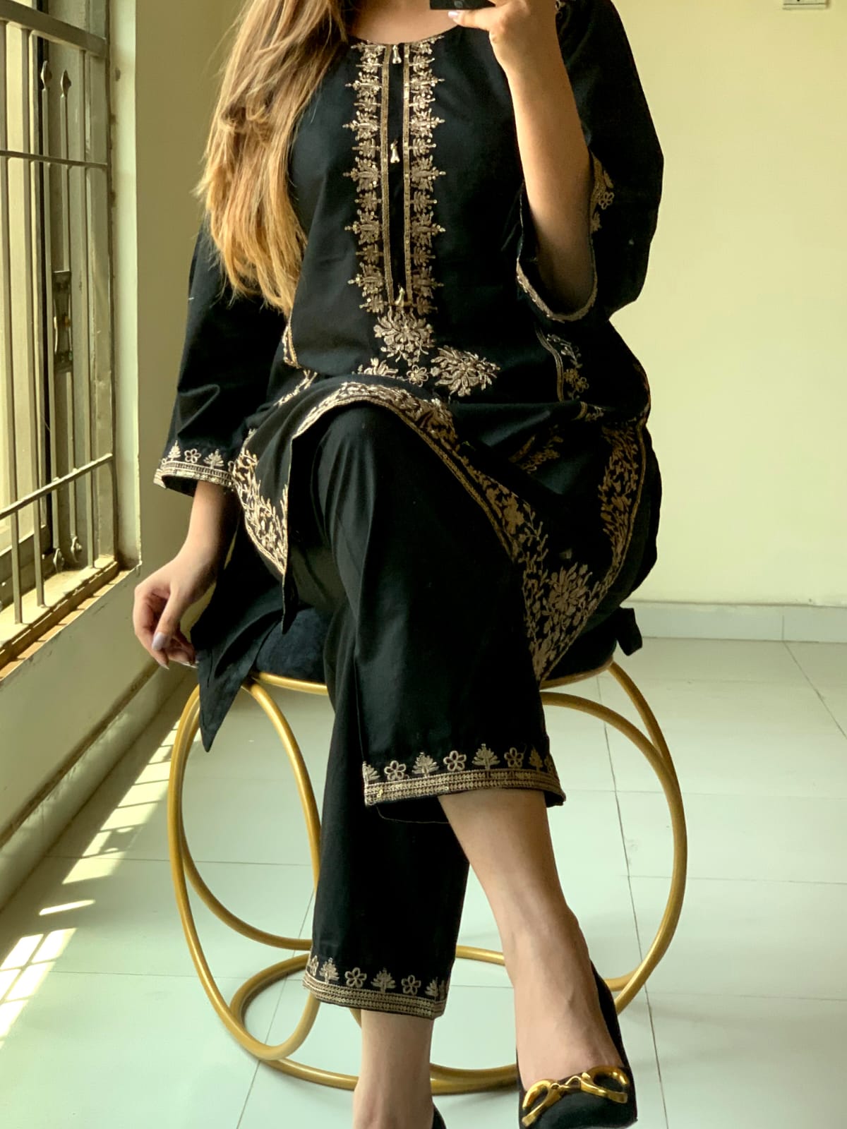 Fancy Sequence work ready to wear dress