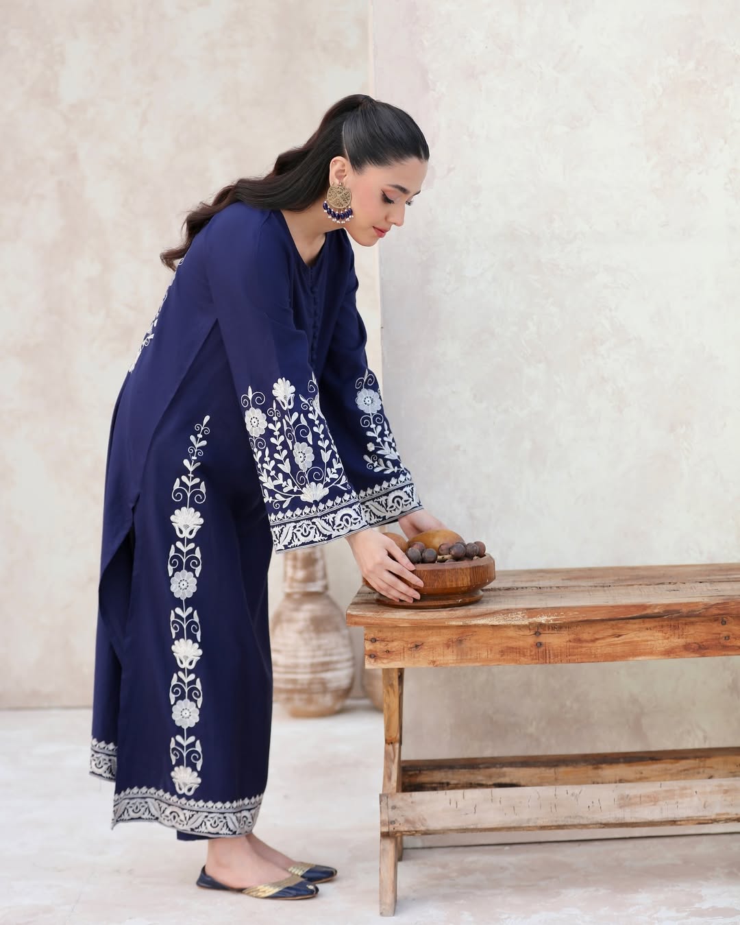 Arzu Blue long length dress