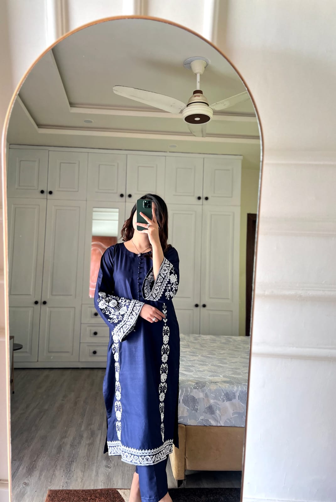 Arzu Blue long length dress