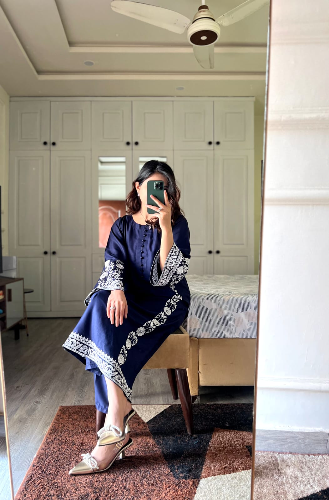 Arzu Blue long length dress