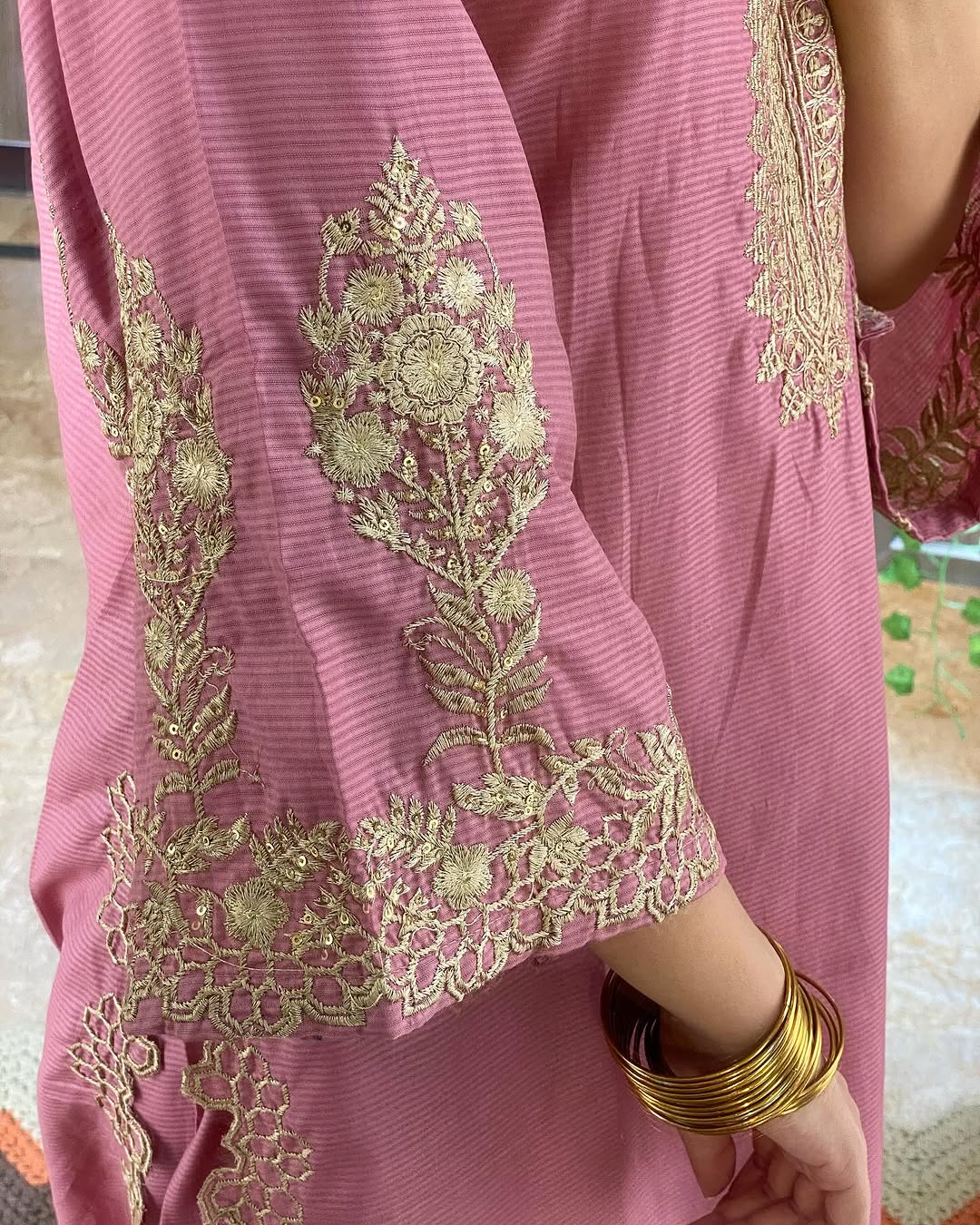 Doria cutwork ready to wear dress