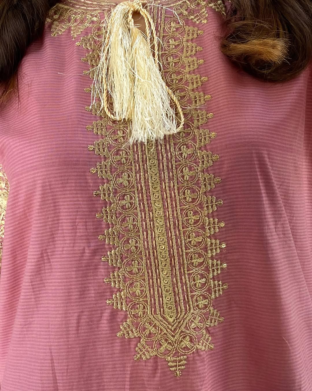 Doria cutwork ready to wear dress