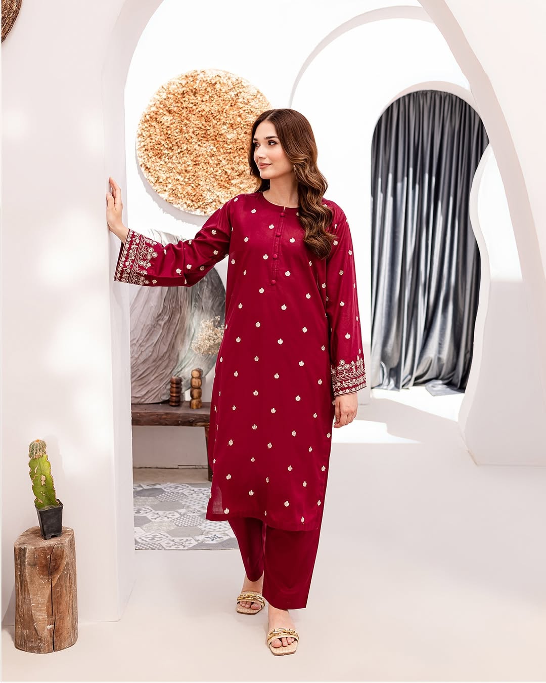 Haseen Embroidery stitched dress