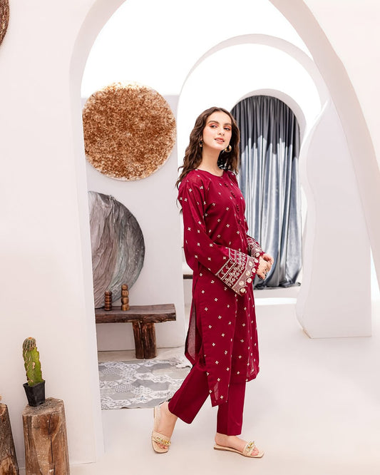 Haseen Embroidery stitched dress