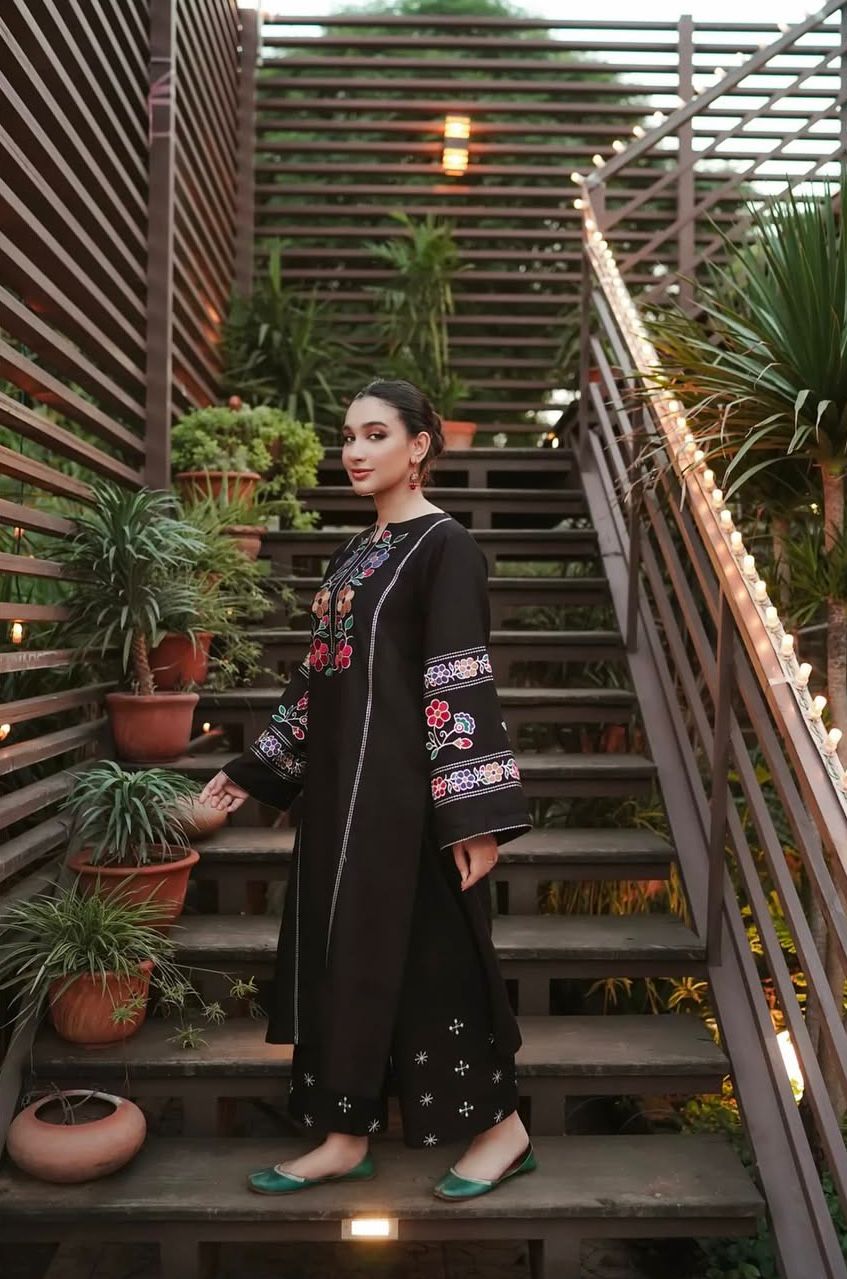 Cottage Fully embroidered dress