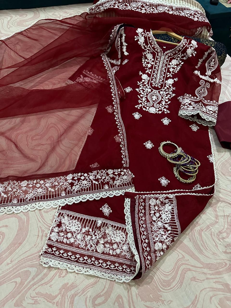 Safina Semi Formal Three piece dress