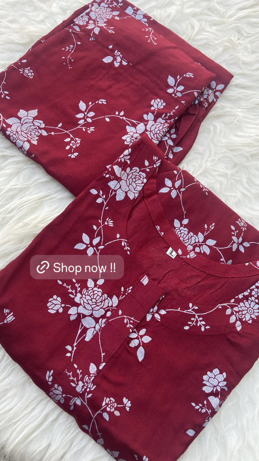 Blossom comfortable coord set