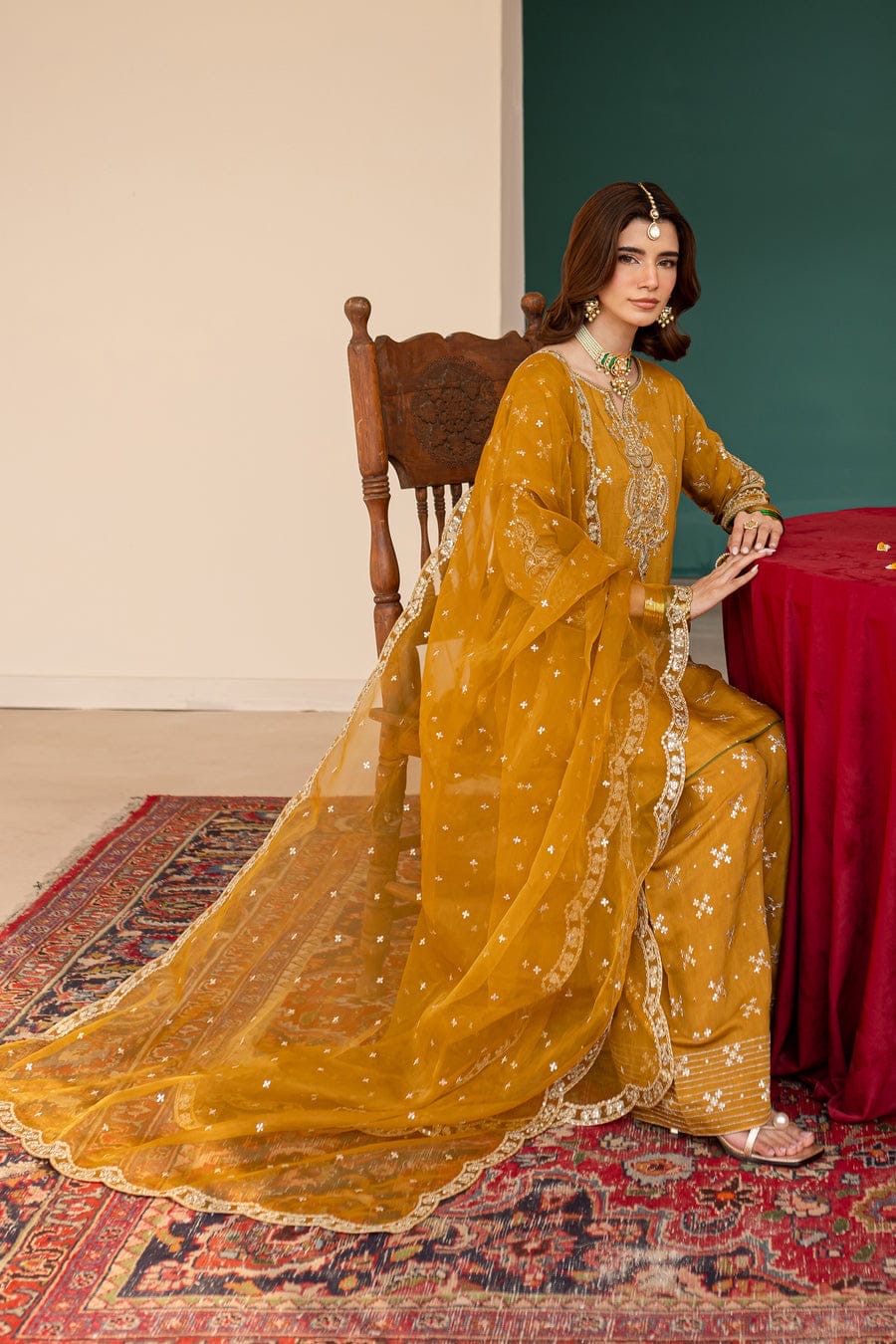 Sona Embroidered 3PC (Farshi)