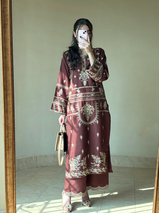 LIBAS Embroidery 2PC (Plazo)