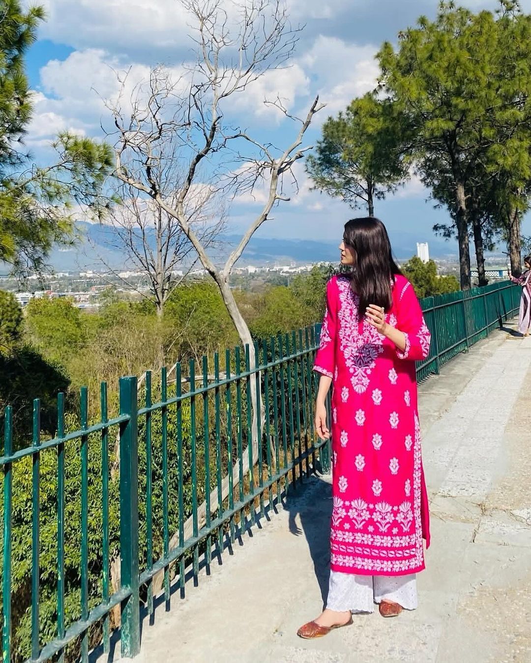Hot Pink Indian Kurti
