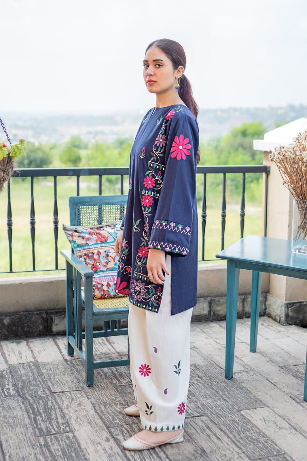Dananeer Embroided 2 piece dress