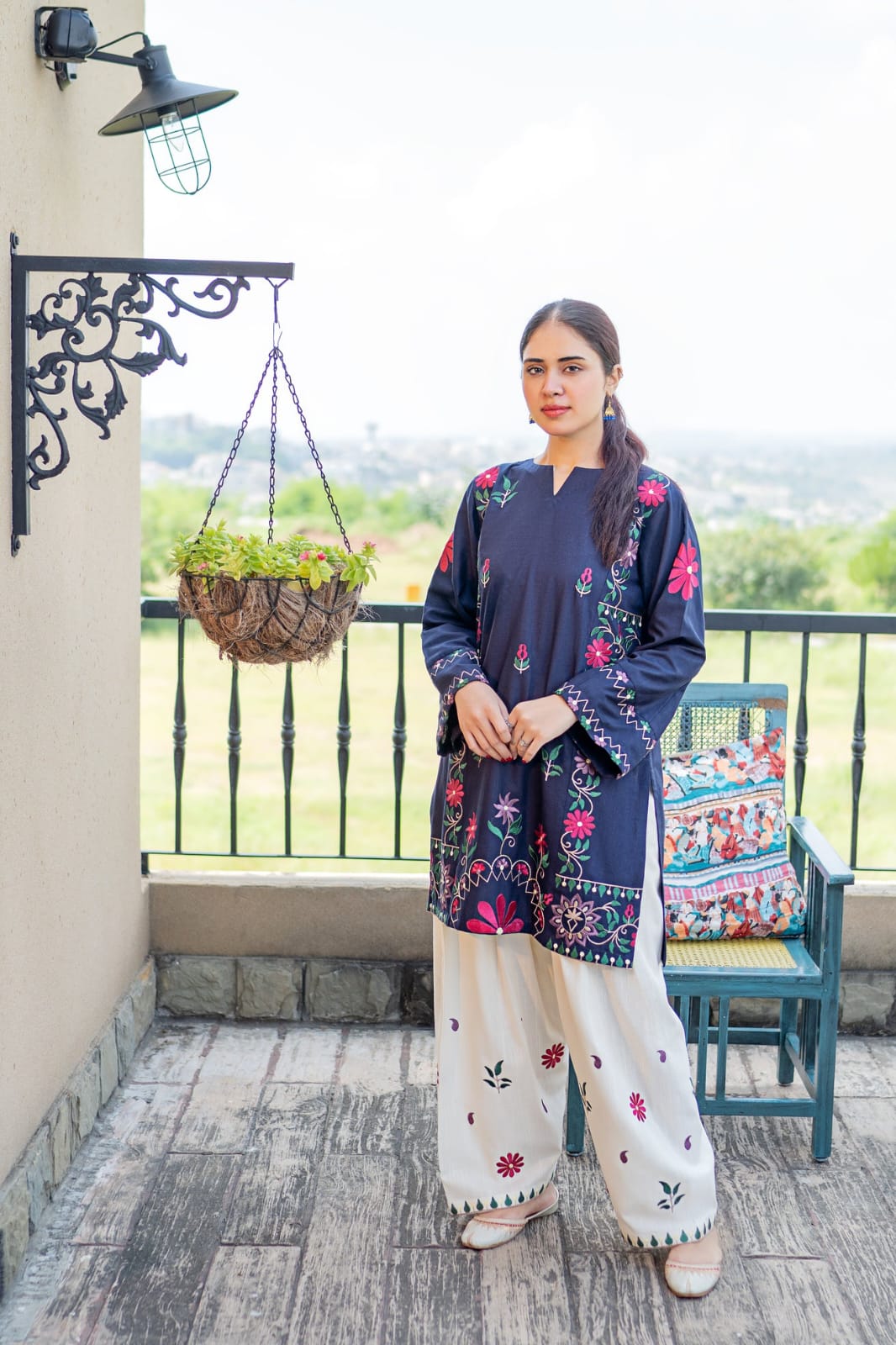 Dananeer Embroided 2 piece dress