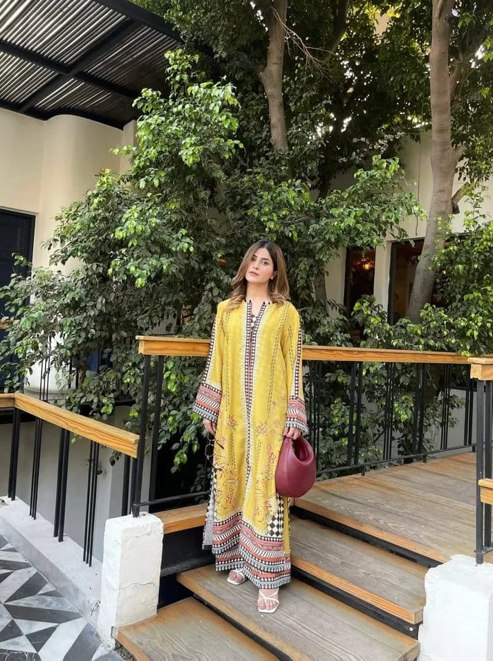 Yellow Blush Printed Co ord
