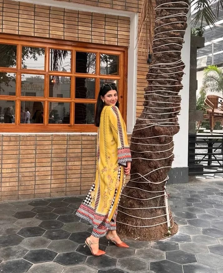 Yellow Blush Printed Co ord