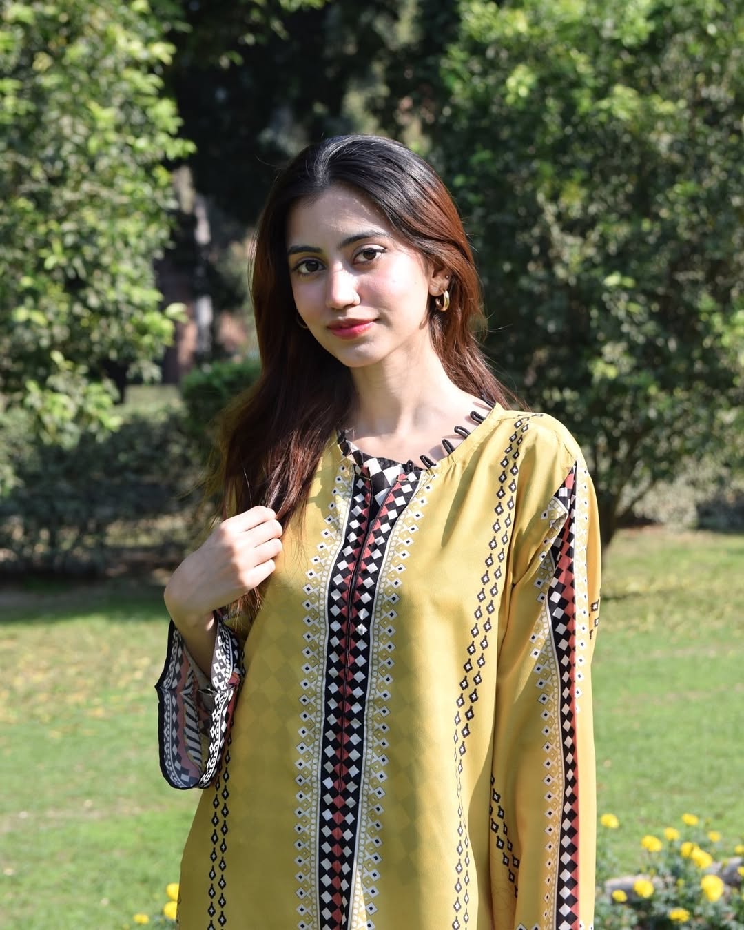 Yellow Blush Printed Co ord