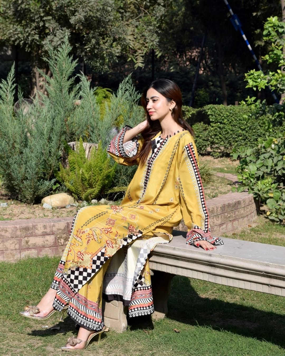 Yellow Blush Printed Co ord