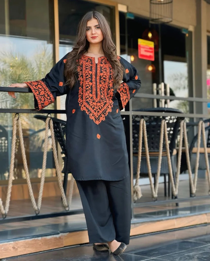Taabir fully embroidered dress